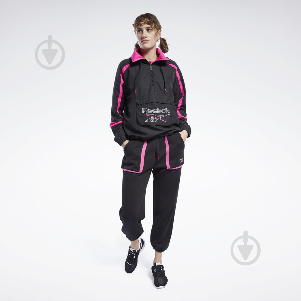 Куртка женская Reebok CL D ANORAK FT6316 р.XS черная - фото 2 Куртка женская Reebok CL D ANORAK FT6316 р.XS черная - фото 2