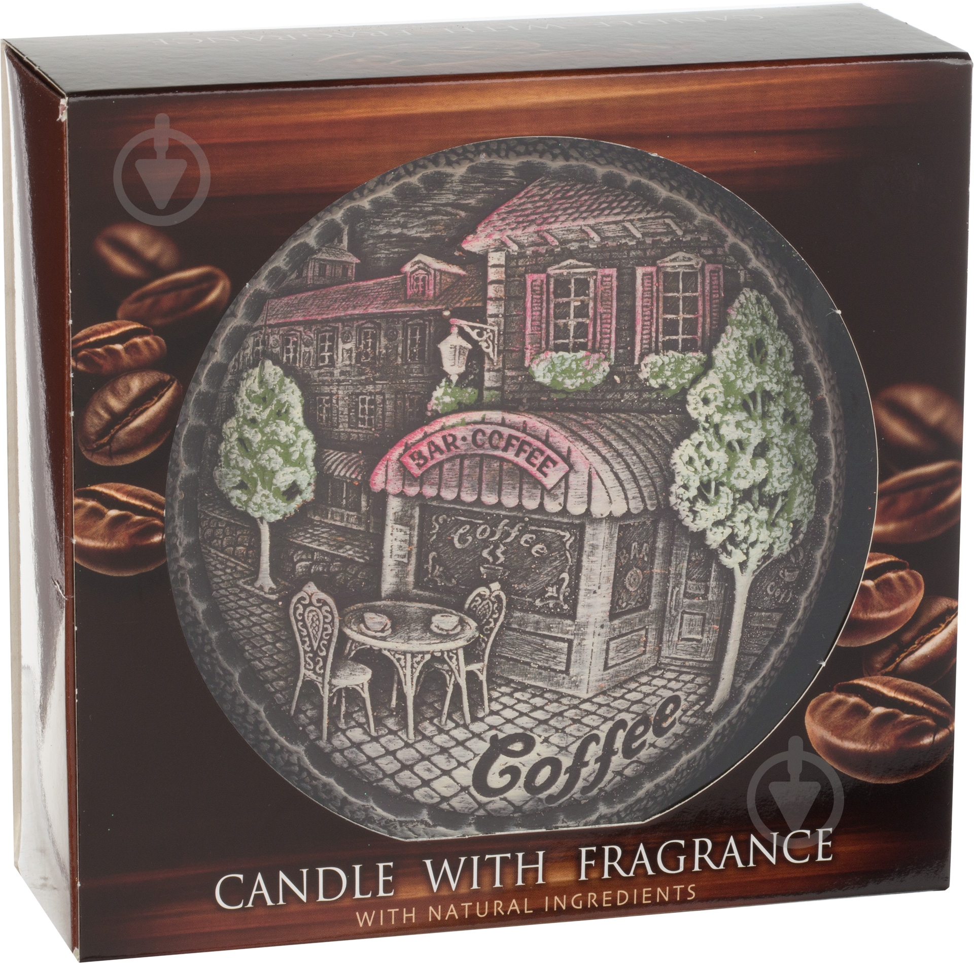 Свеча Ароматный кофе, диск 13 см Bartek Candles - фото 2