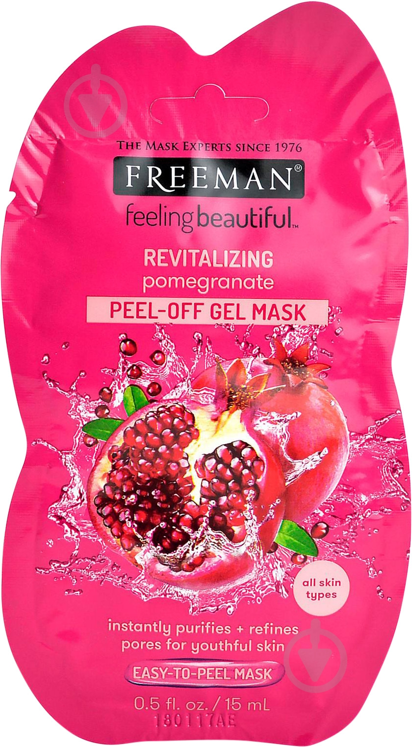 Маска для обличчя FREEMAN Feeling Beautiful Гранат 15 мл - фото 1 Маска для обличчя FREEMAN Feeling Beautiful Гранат 15 мл - фото 1