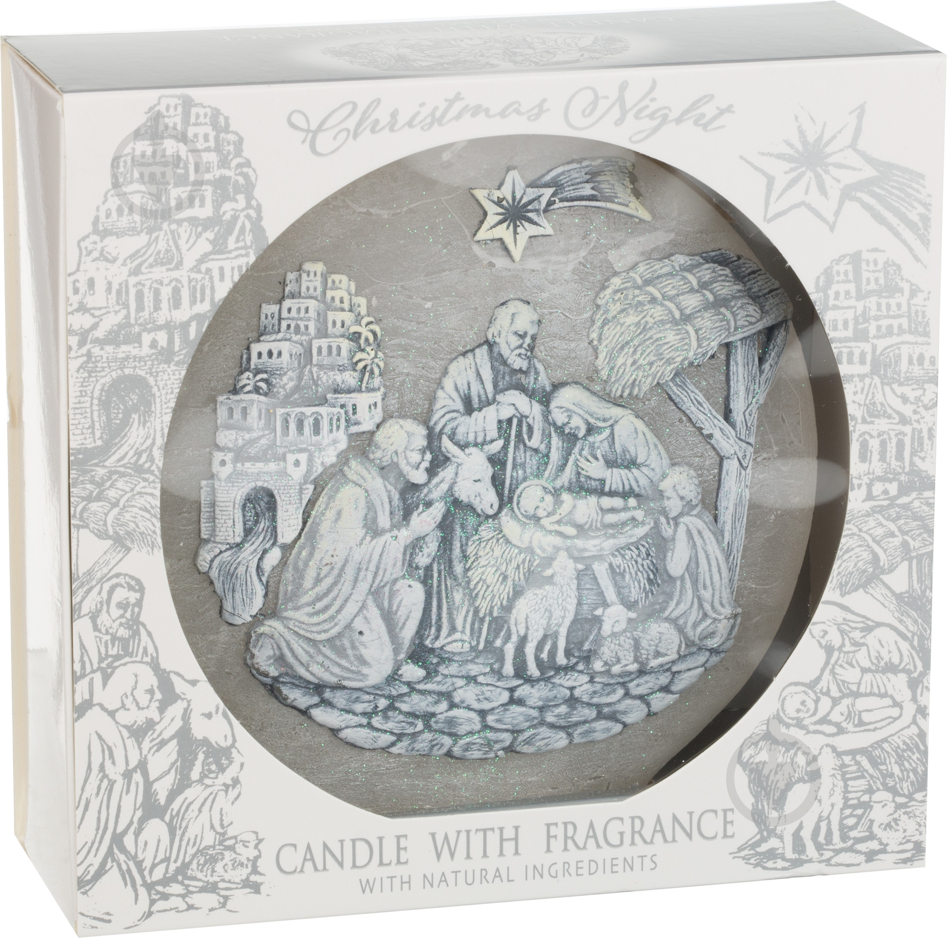 Свеча Рождественская ночь, диск 13 см Bartek Candles - фото 2 Свеча Рождественская ночь, диск 13 см Bartek Candles - фото 2