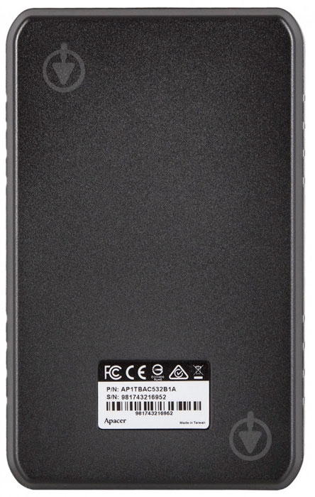 Жорсткий диск Apacer 1 ТБ 2,5" USB 3.1 (AP1TBAC532B-1) black - фото 4 Жорсткий диск Apacer 1 ТБ 2,5" USB 3.1 (AP1TBAC532B-1) black - фото 4