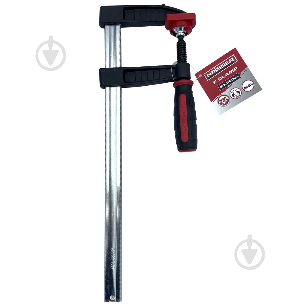 Струбцина Haisser 80х300 мм 113728 - фото 1 Струбцина Haisser 80х300 мм 113728 - фото 1