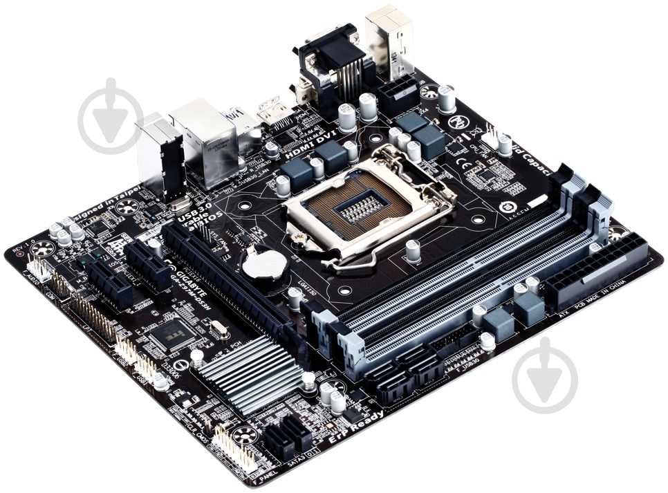 Материнская плата Gigabyte GA-Z97M-DS3H (Socket 1150, Intel Z97, mirco ATX) - фото 3