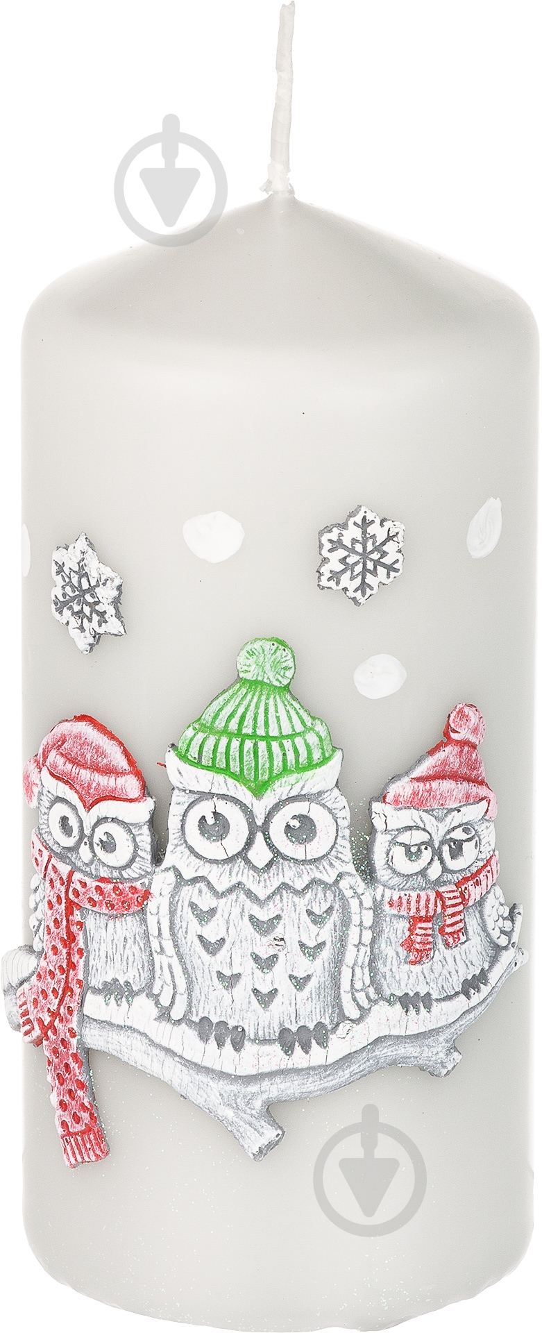Свеча Совы цилиндр 7x15 см Bartek Candles - фото 1 Свеча Совы цилиндр 7x15 см Bartek Candles - фото 1