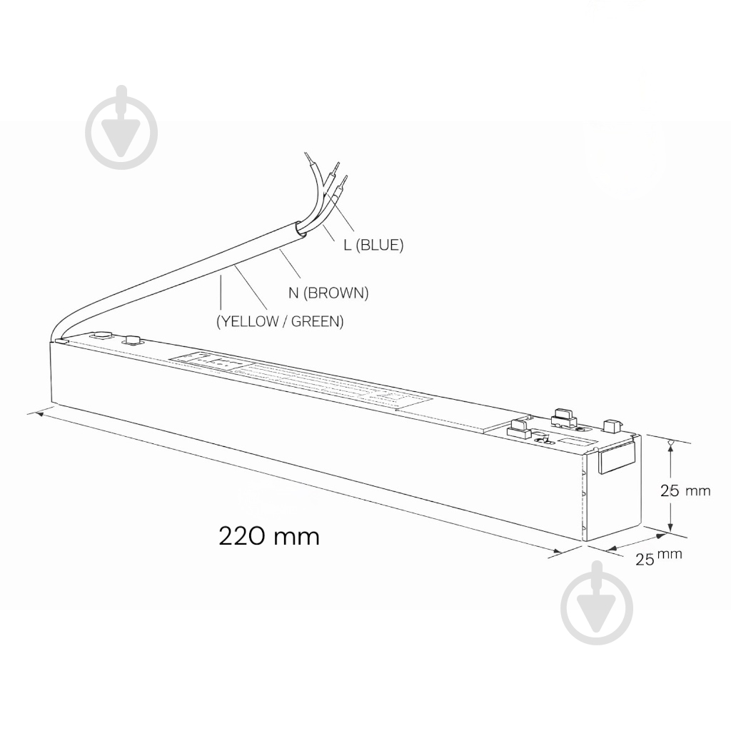 Блок питания LIGHT SET SAPSAN PW 100W 48V черный - фото 4