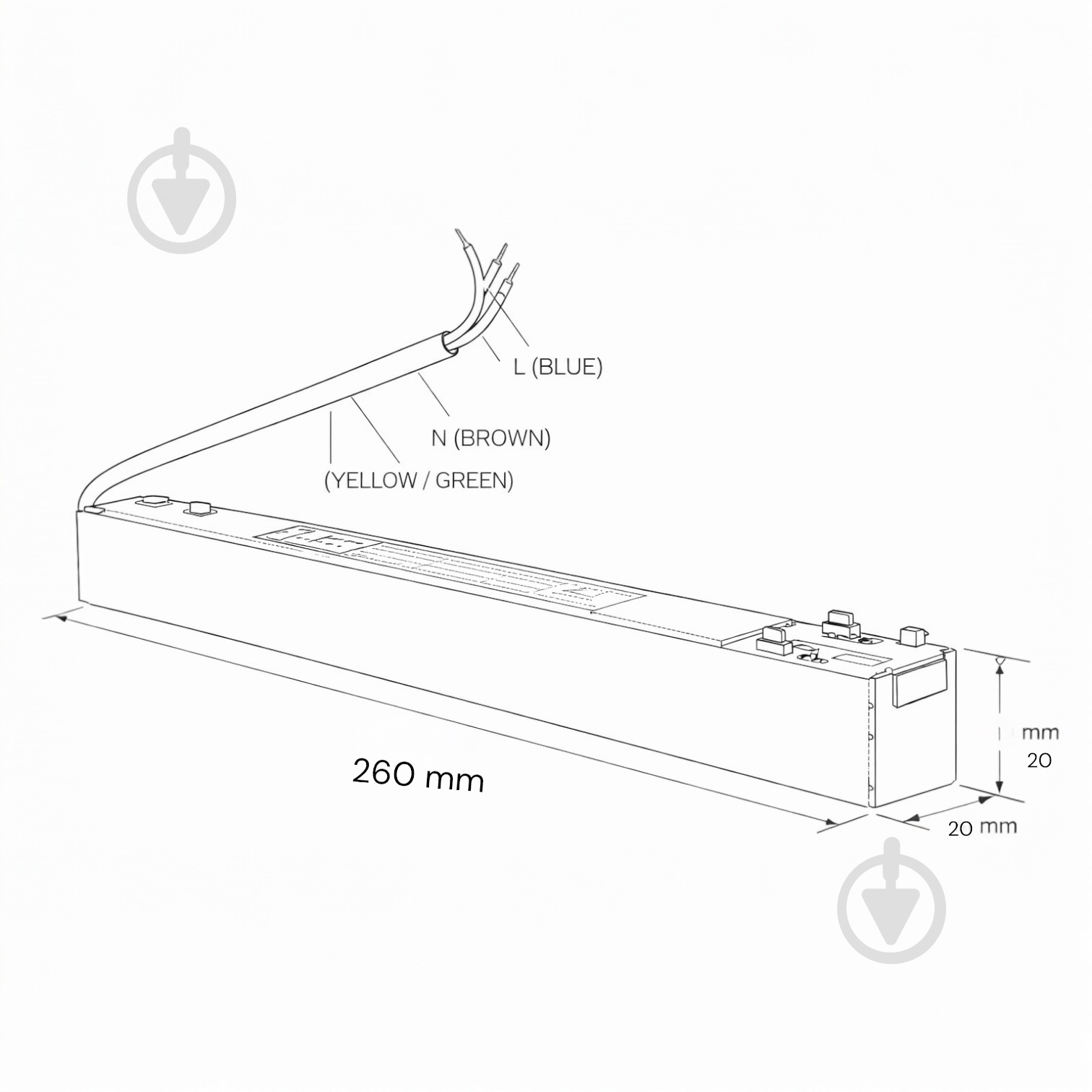 Блок живлення LIGHT SET SAPSAN PW 200W 48V білий - фото 3 Блок живлення LIGHT SET SAPSAN PW 200W 48V білий - фото 3