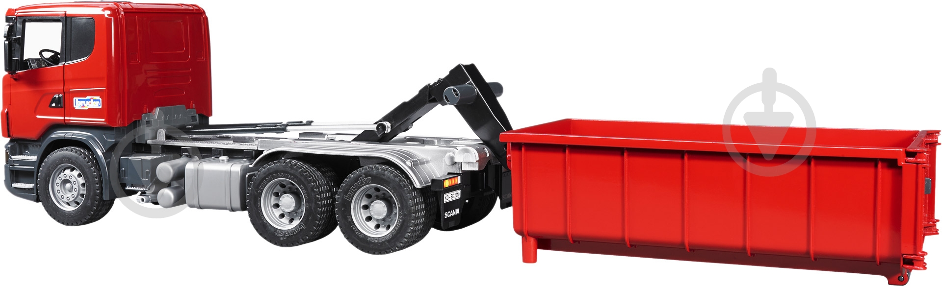 Самосвал Bruder Scania со съемным контейнером 1:16 3522 - фото 5