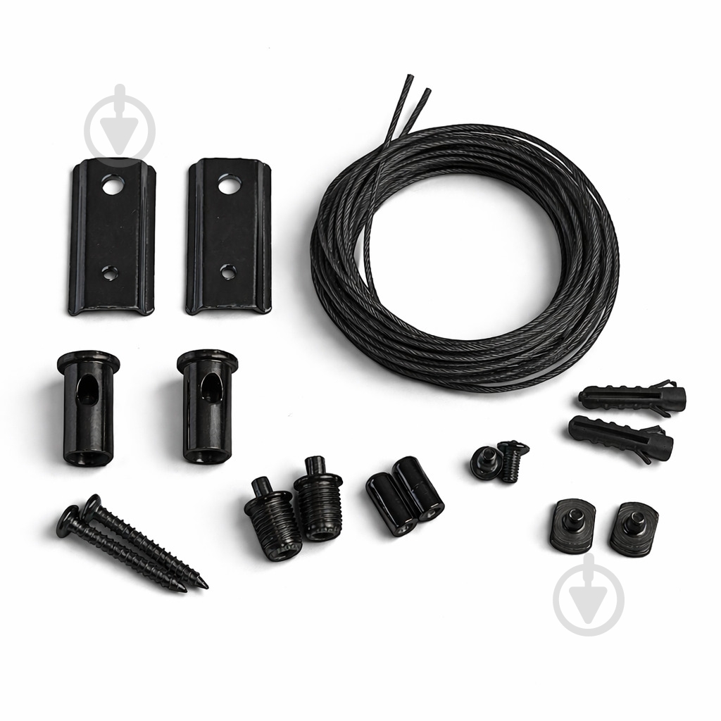 Набор тросового подвеса для шины LIGHT SET SAPSAN WIRE-SET черный - фото 1