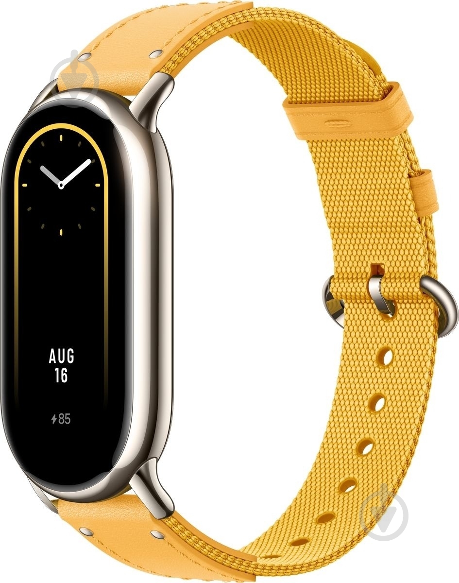 Ремешок Xiaomi Smart Band 8 Braided Strap Yellow 998802 - фото 3