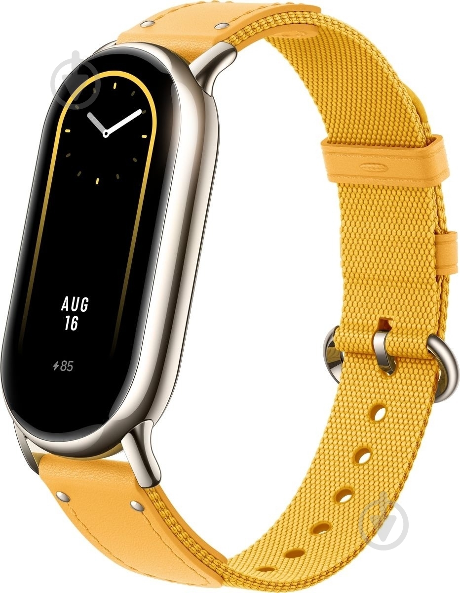 Ремешок Xiaomi Smart Band 8 Braided Strap Yellow 998802 - фото 4