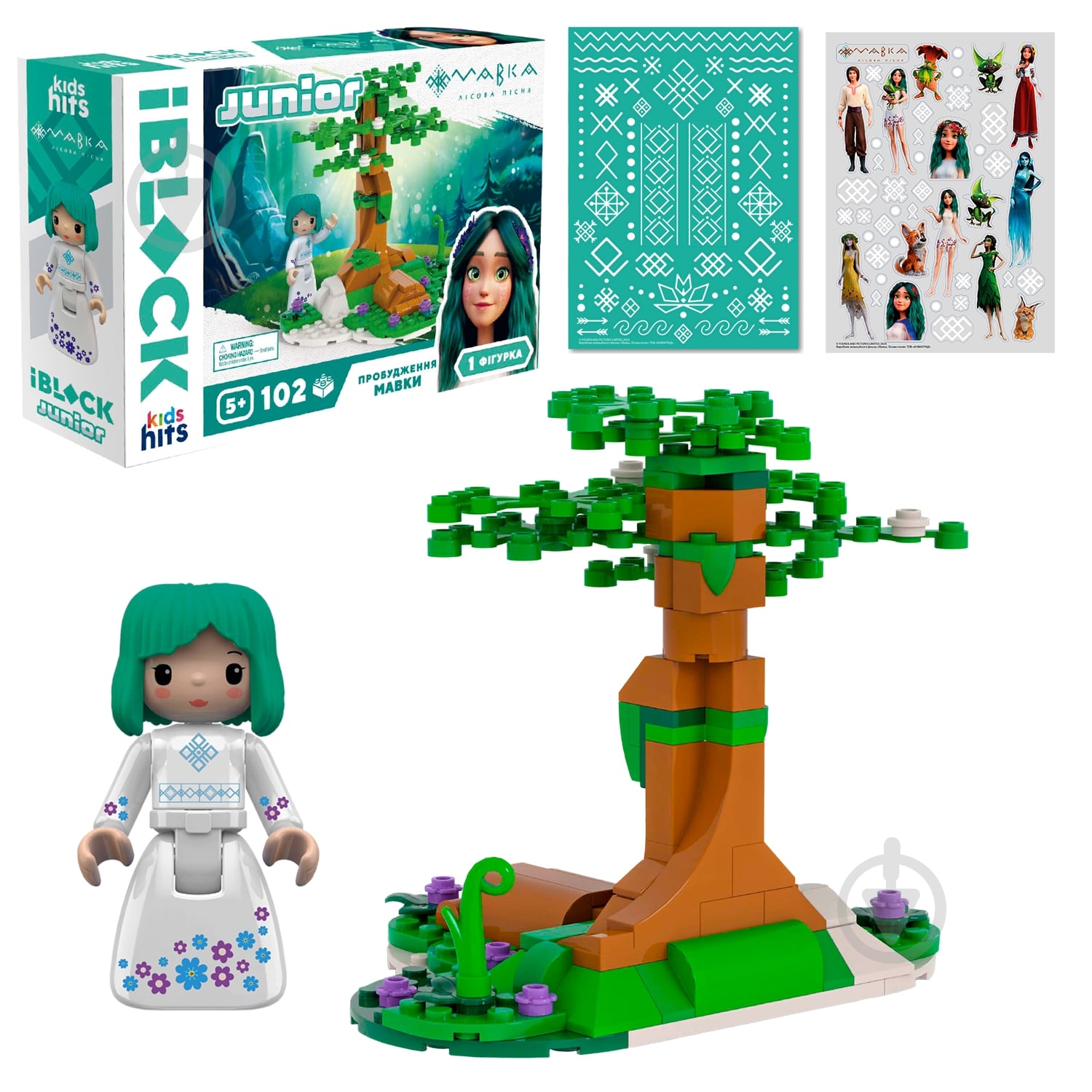 Игрушка-конструктор Iblock JUNIOR MAVKA PL-921-519 - фото 1