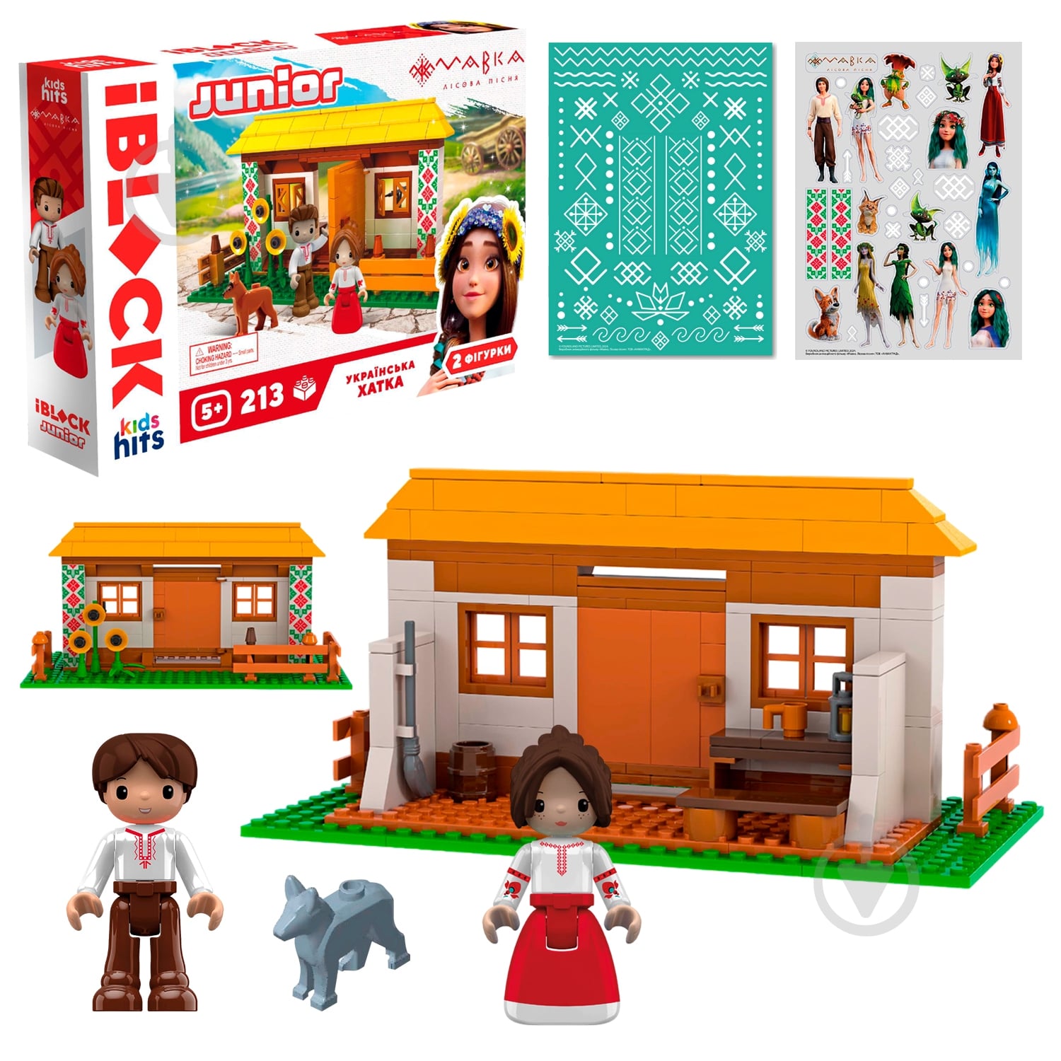 Игрушка-конструктор Iblock JUNIOR MAVKA PL-921-521 - фото 1