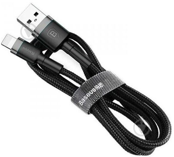 Кабель BASEUS Cafule USB-Lightning (CALKLF-CG1) 2 м черный (656866) - фото 2 Кабель BASEUS Cafule USB-Lightning (CALKLF-CG1) 2 м черный (656866) - фото 2