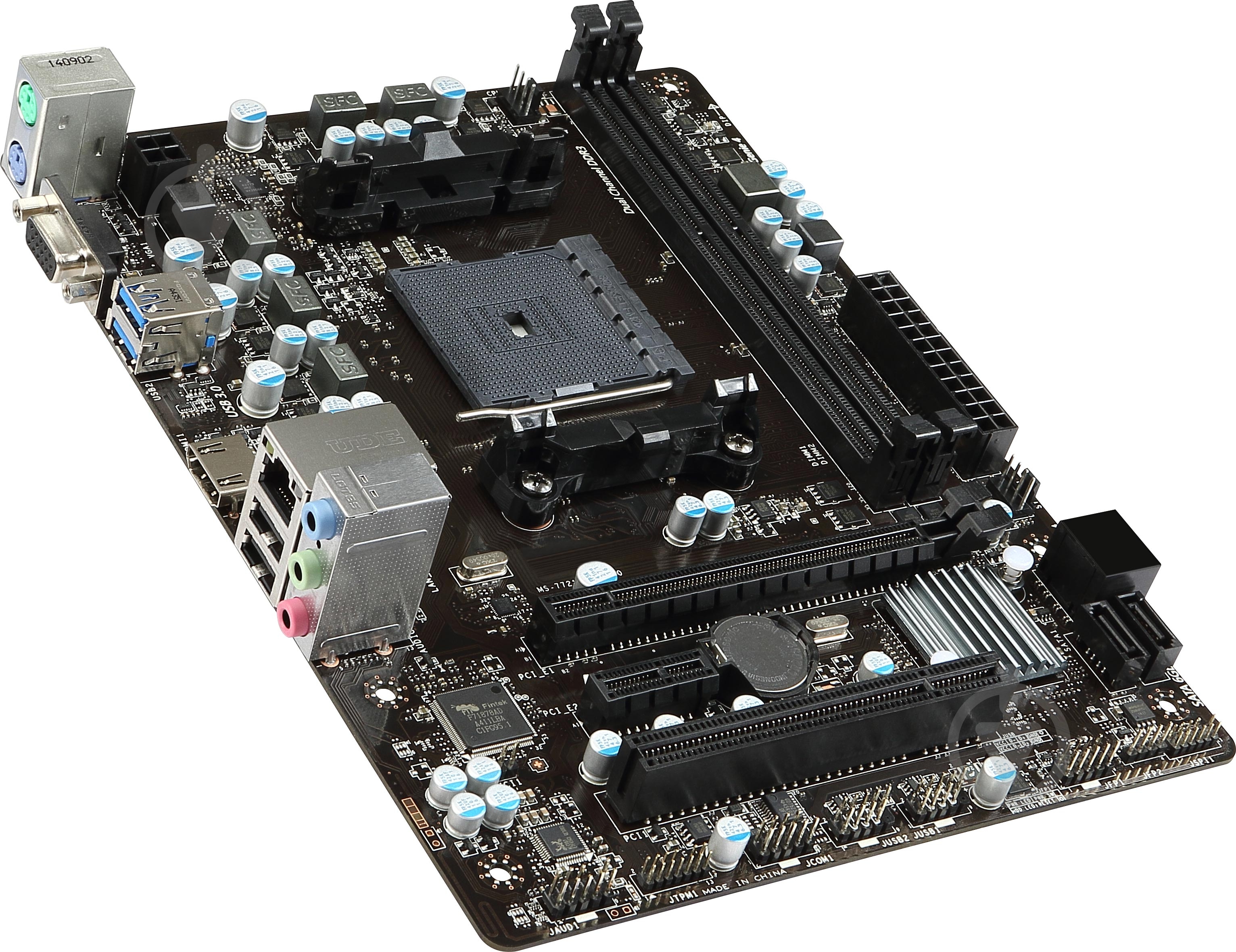 Материнская плата MSI A68HM-E33_V2 (Socket FM2+, AMD A68H, mirco ATX) - фото 2 Материнская плата MSI A68HM-E33_V2 (Socket FM2+, AMD A68H, mirco ATX) - фото 2