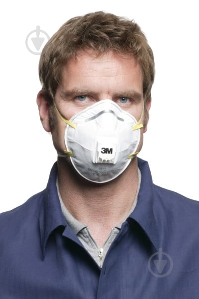 Респиратор 3M 8812 формованный с клапаном, FFP1 7000006980 - фото 6