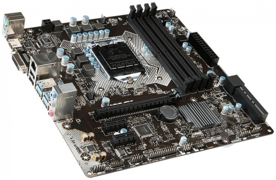 Материнская плата MSI B150M_PRO-DH (Socket 1151, Intel B150, mirco ATX) - фото 1
