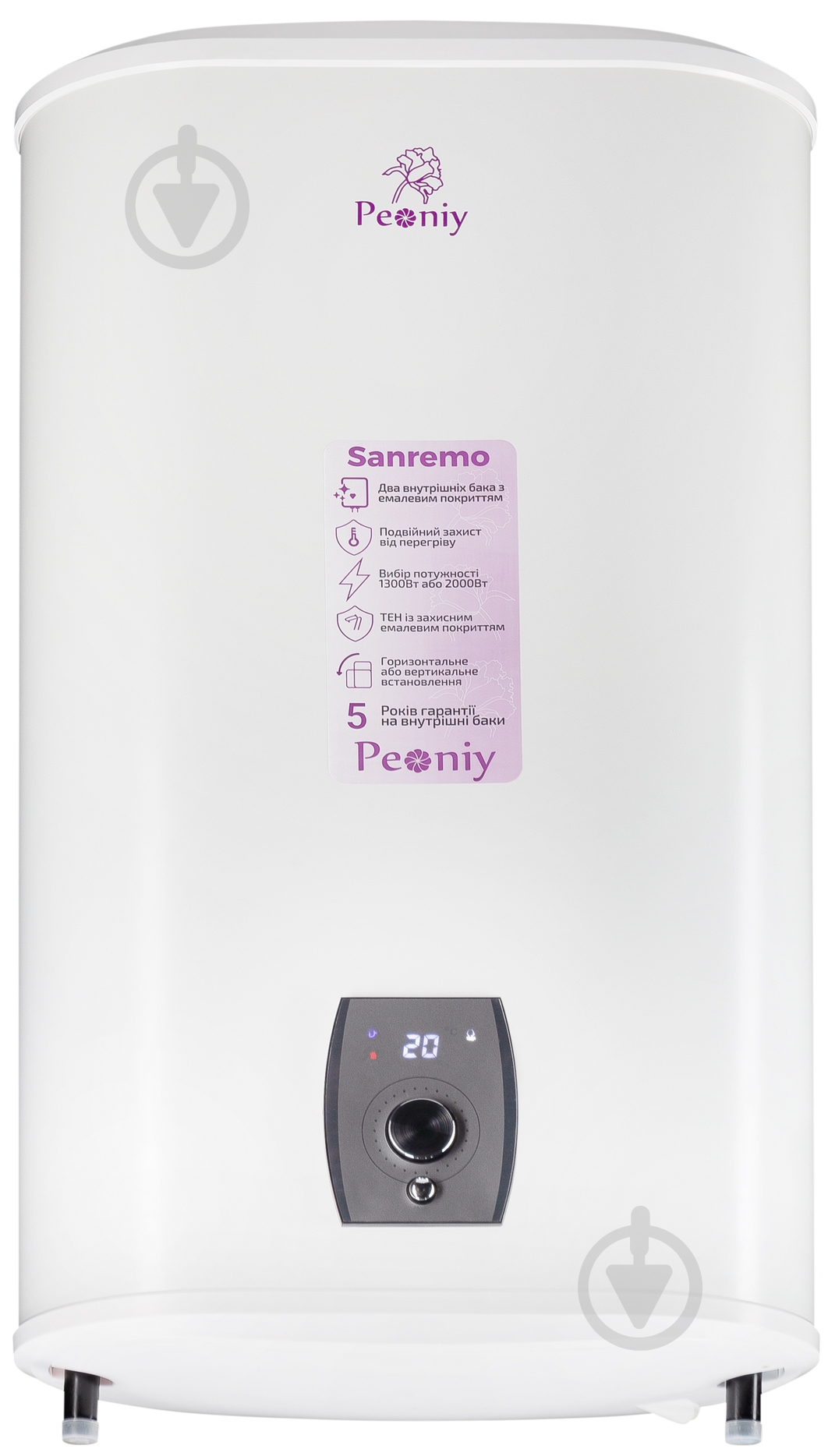 Бойлер Peoniy Sanremo P-EVH-80RI - фото 1
