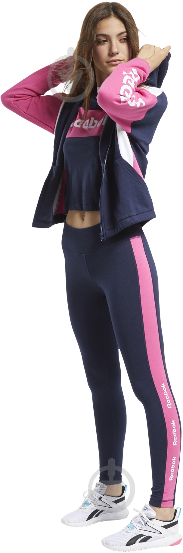 Джемпер Reebok TE Linear Logo FL F FU2249 р. S разноцветный - фото 3