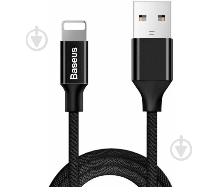 Кабель BASEUS USB to Lightning (CALYW-01) 1,2 м черный (1011166) - фото 2