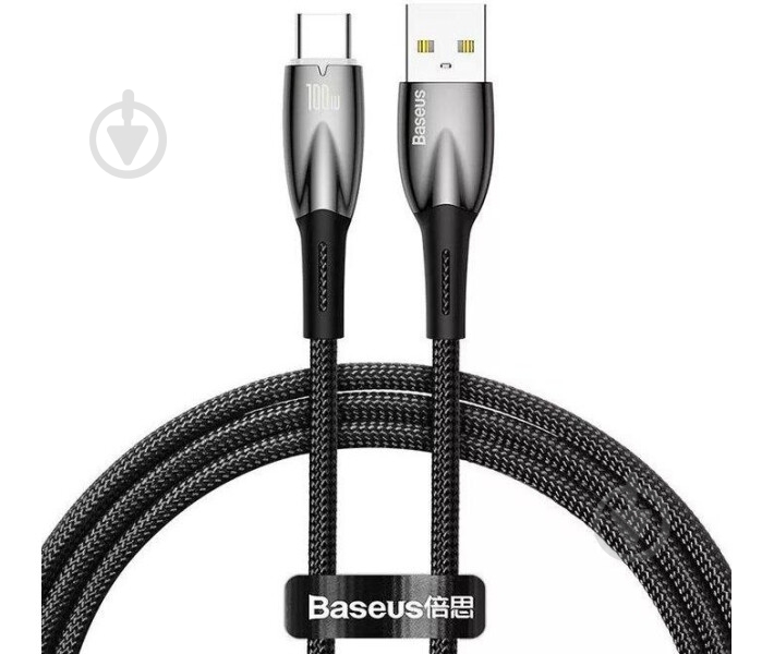 Кабель BASEUS USB to Lightning (CALYW-01) 1,2 м черный (1011166) - фото 1