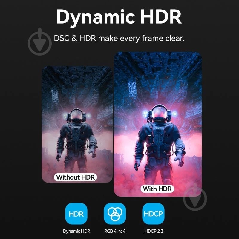 Кабель Vention 1,8 м черный (CRCBAC) - фото 8