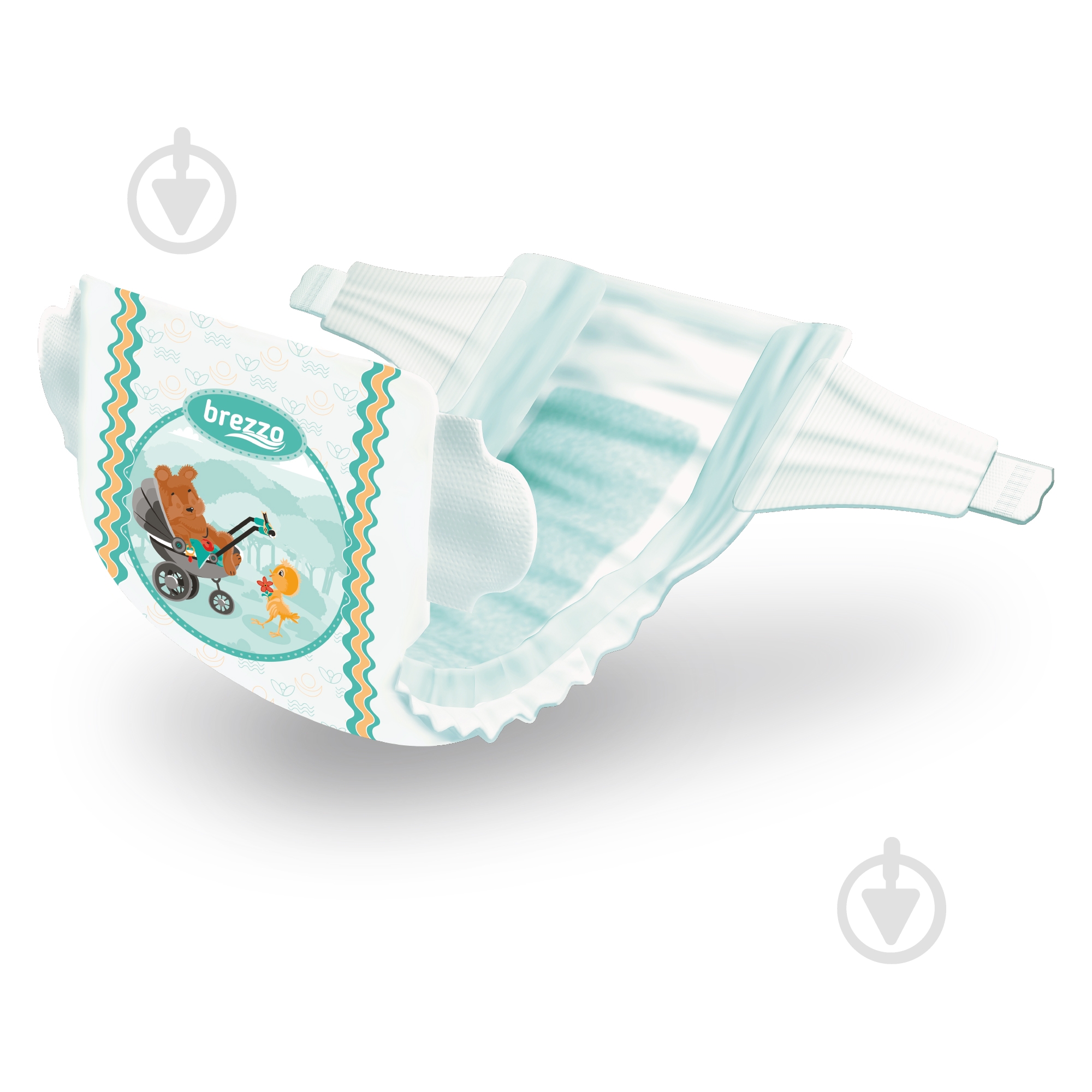 Підгузки Brezzo Maxi 4 7-18 кг 32 шт. - фото 2 Підгузки Brezzo Maxi 4 7-18 кг 32 шт. - фото 2