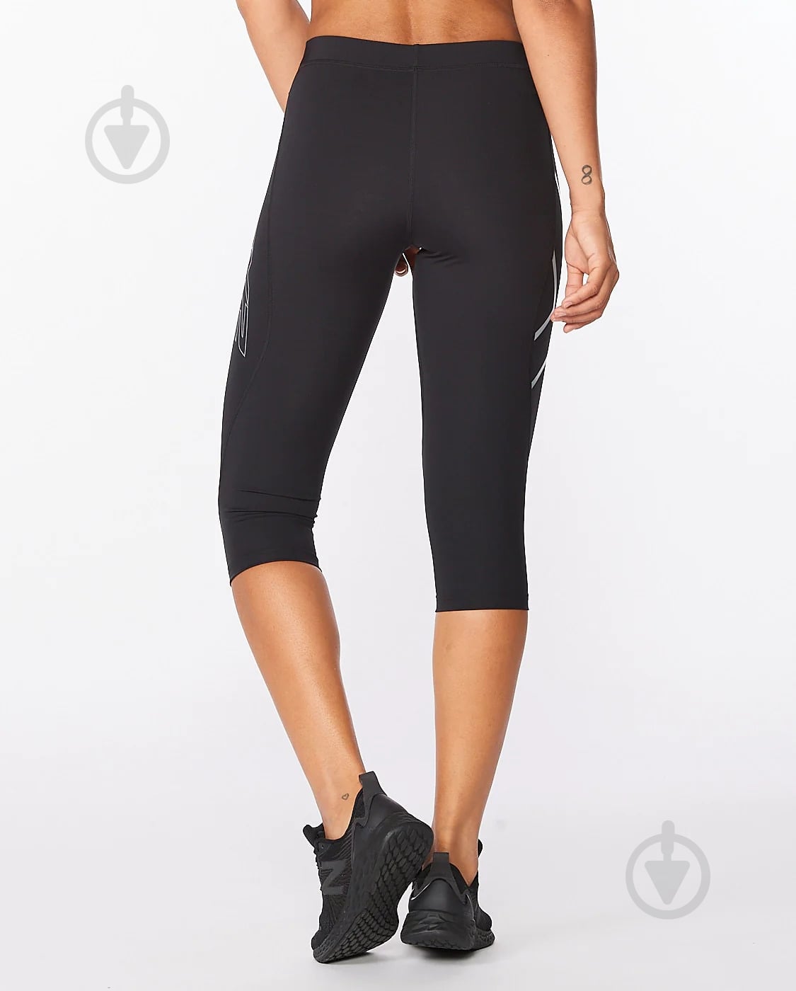 Лосини 2XU Core Compression 3/4 Tights WA4175b_BLK/SIL р.M чорний - фото 2