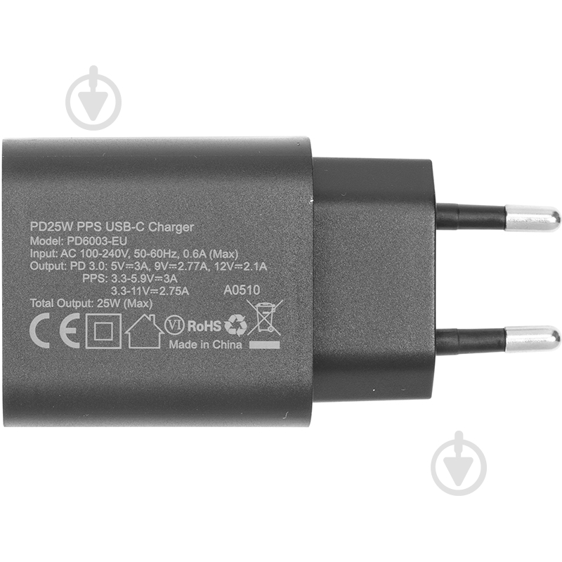 Зарядное устройство Choetech USB Type-C, 25W, PD+PPS - фото 5 Зарядное устройство Choetech USB Type-C, 25W, PD+PPS - фото 5