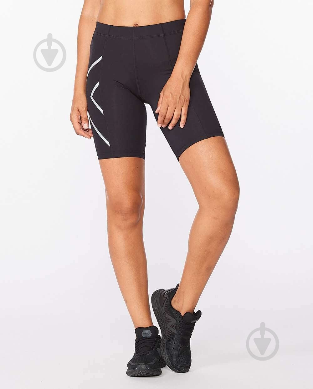 Велосипедки 2XU Core Compression Short WA4176b_BLK/SIL р. M черный - фото 1