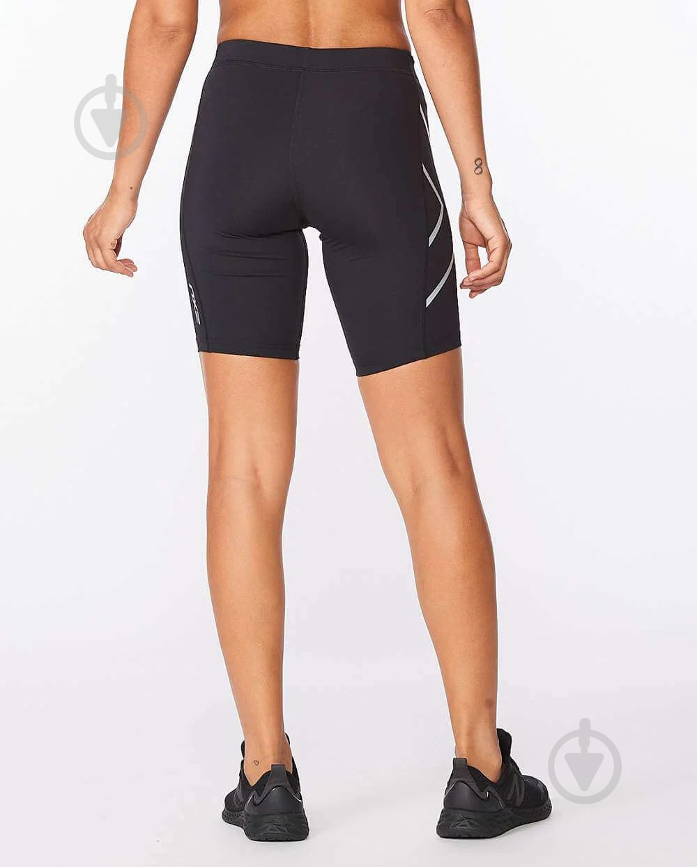 Велосипедки 2XU Core Compression Short WA4176b_BLK/SIL р. S черный - фото 2
