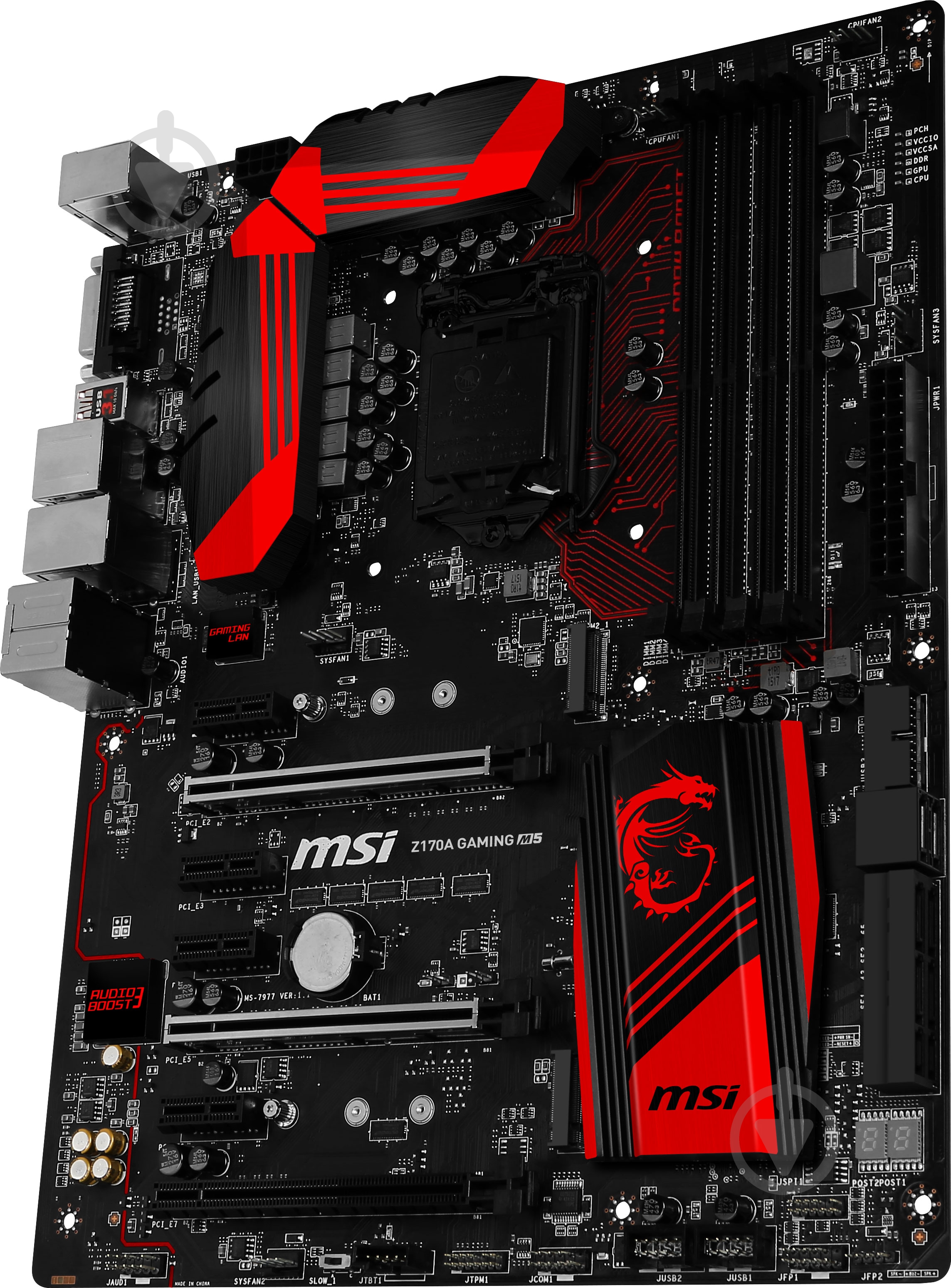 Материнская плата MSI Z170A_GAMING_M5 (Socket 1151, Intel Z170, ATX) - фото 2 Материнская плата MSI Z170A_GAMING_M5 (Socket 1151, Intel Z170, ATX) - фото 2