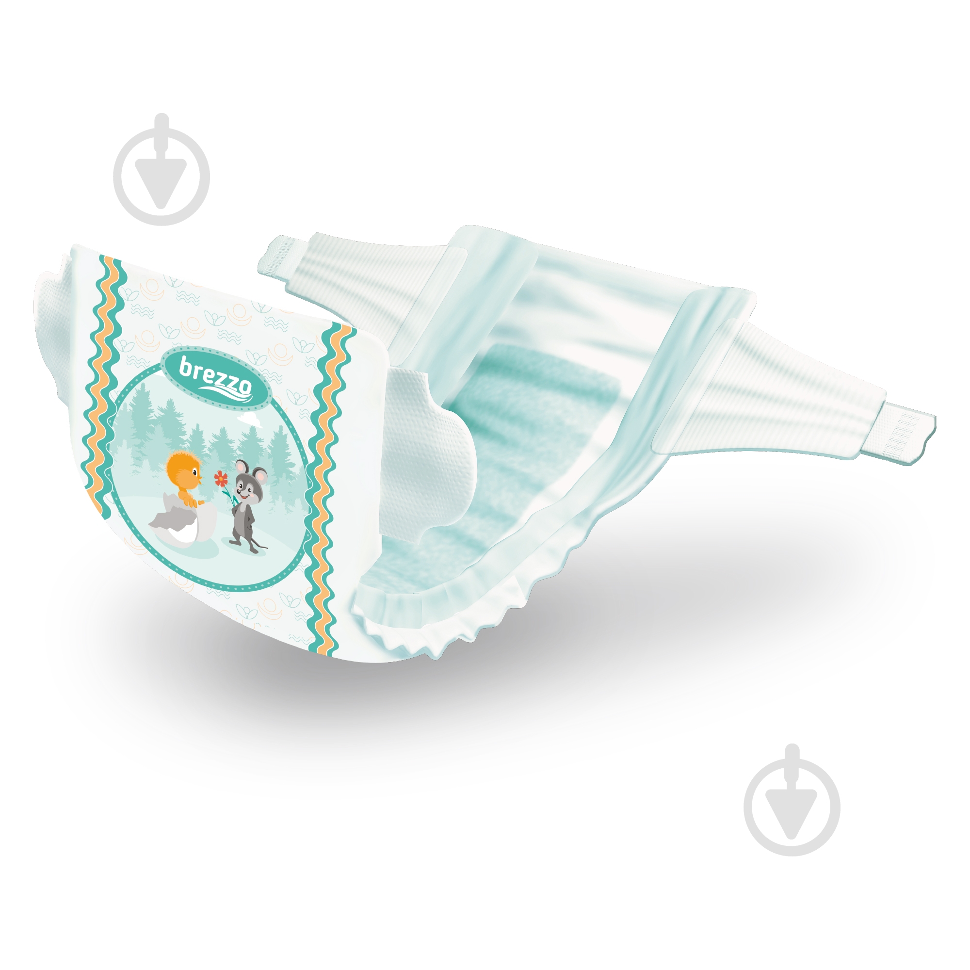 Подгузники Brezzo Mini 2 3-6 кг 200 шт. - фото 2