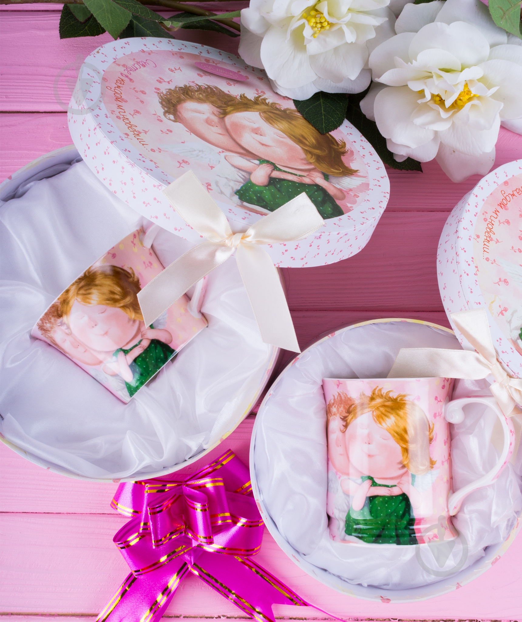 Чашка Gapchinska Ты мое счастье 400 мл 924-069 - фото 5