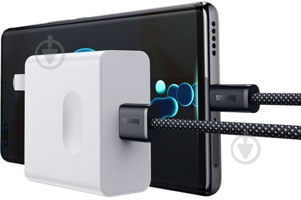 Кабель BASEUS USB to Type-C 100W (CALD000616) 1 м серый (1011155) - фото 6