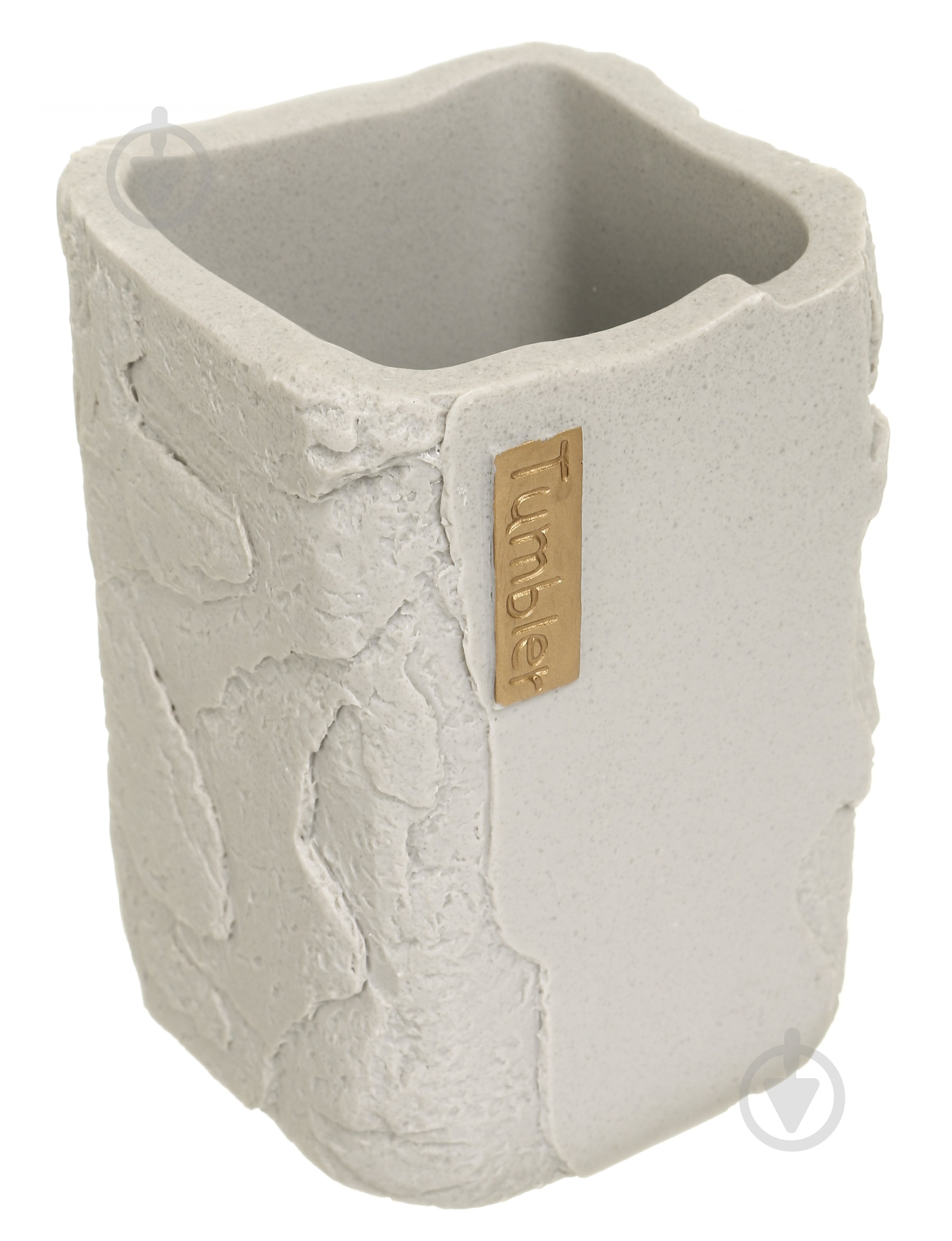 Стакан для зубних щіток Luna GOVERLA сірий RE1416BA-TB - фото 2