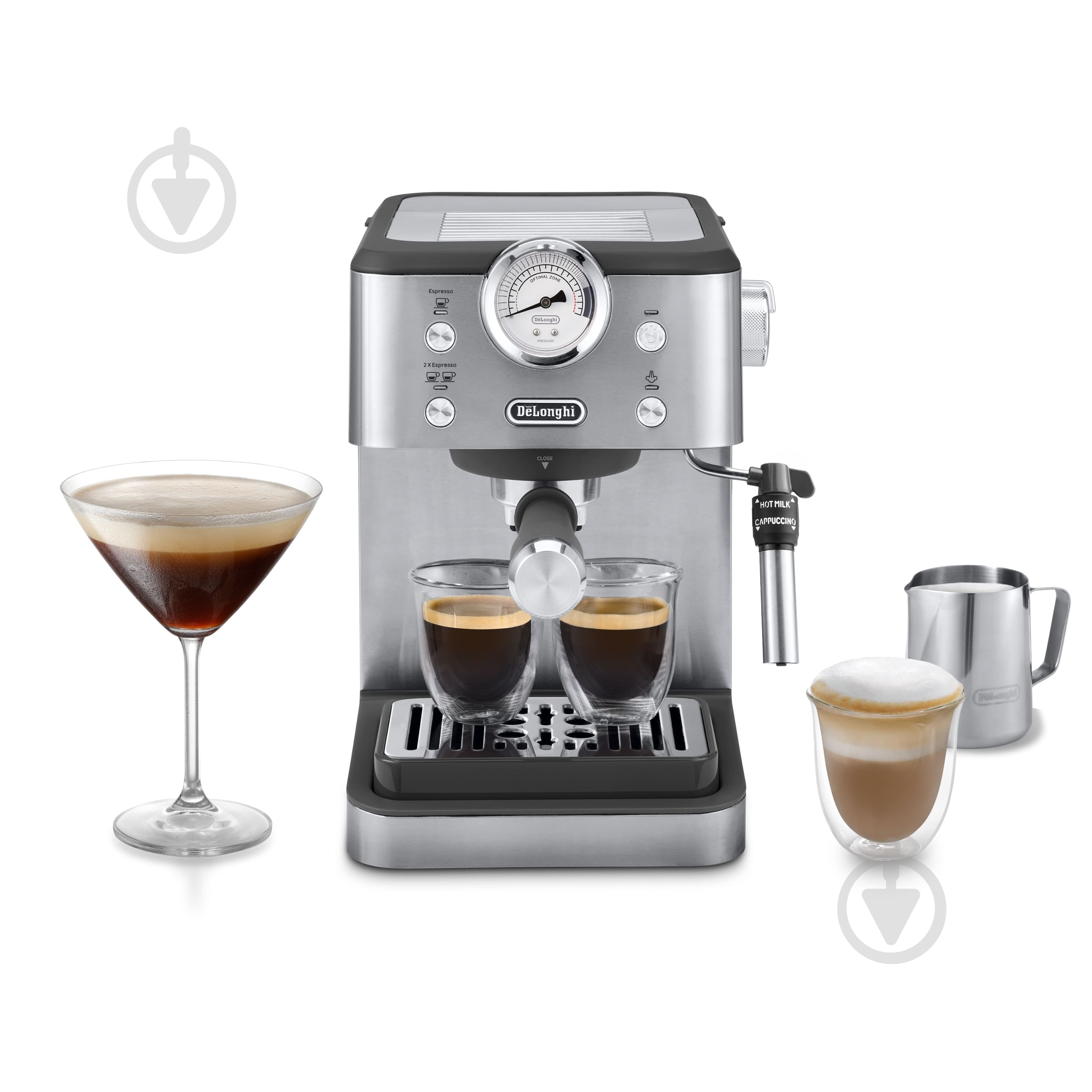 Кофеварка рожковая Delonghi EM450.M Classic - фото 1