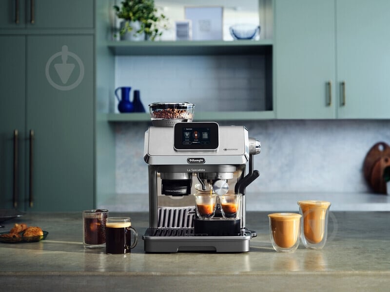 Кавоварка ріжкова Delonghi La Specialista Touch EC9455.M срібло — фото 13