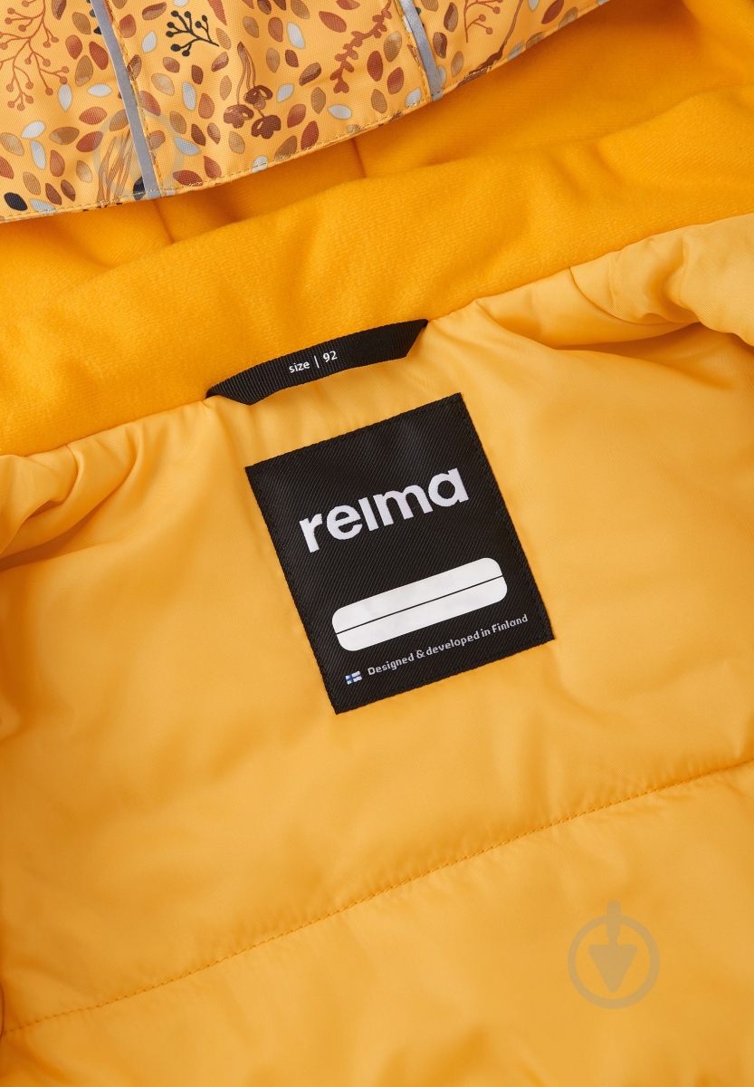 Куртка для девочки Reima р.92 желтый 511324-2403 - фото 3 Куртка для девочки Reima р.92 желтый 511324-2403 - фото 3