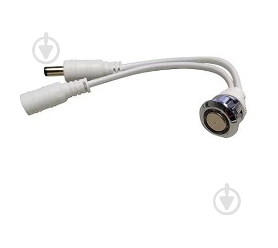 Выключатель кнопочный ЕМТ с диммером,12V-24V 5А бело-серебристая 11-0700W - фото 1 Выключатель кнопочный ЕМТ с диммером,12V-24V 5А бело-серебристая 11-0700W - фото 1