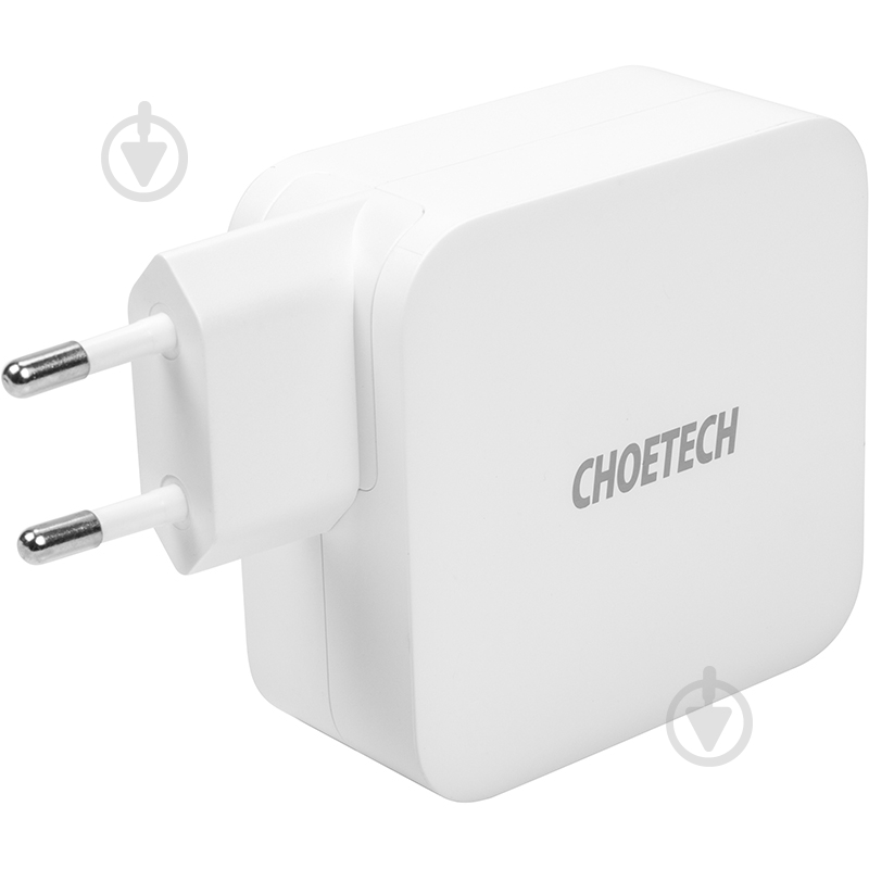 Зарядное устройство Choetech GaN 2xUSB Type-C 100W, PD - фото 1 Зарядное устройство Choetech GaN 2xUSB Type-C 100W, PD - фото 1