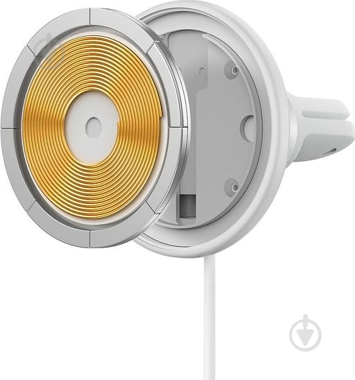Автодержатель BASEUS CW01 MagneticWireless 40W (SUCX040102) белый - фото 5