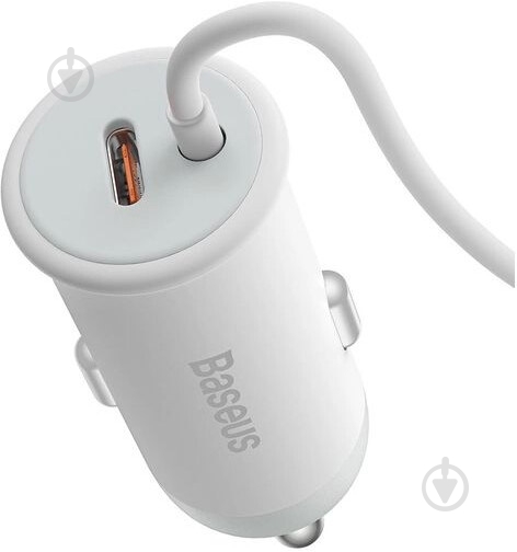 Автодержатель BASEUS CW01 MagneticWireless 40W (SUCX040102) белый - фото 4