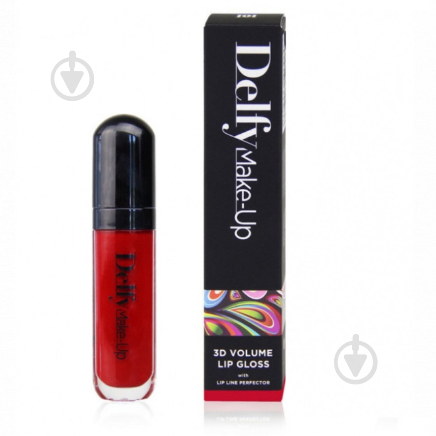 Блеск для губ Delfy 3D Effect Red Rose 7 мл - фото 1