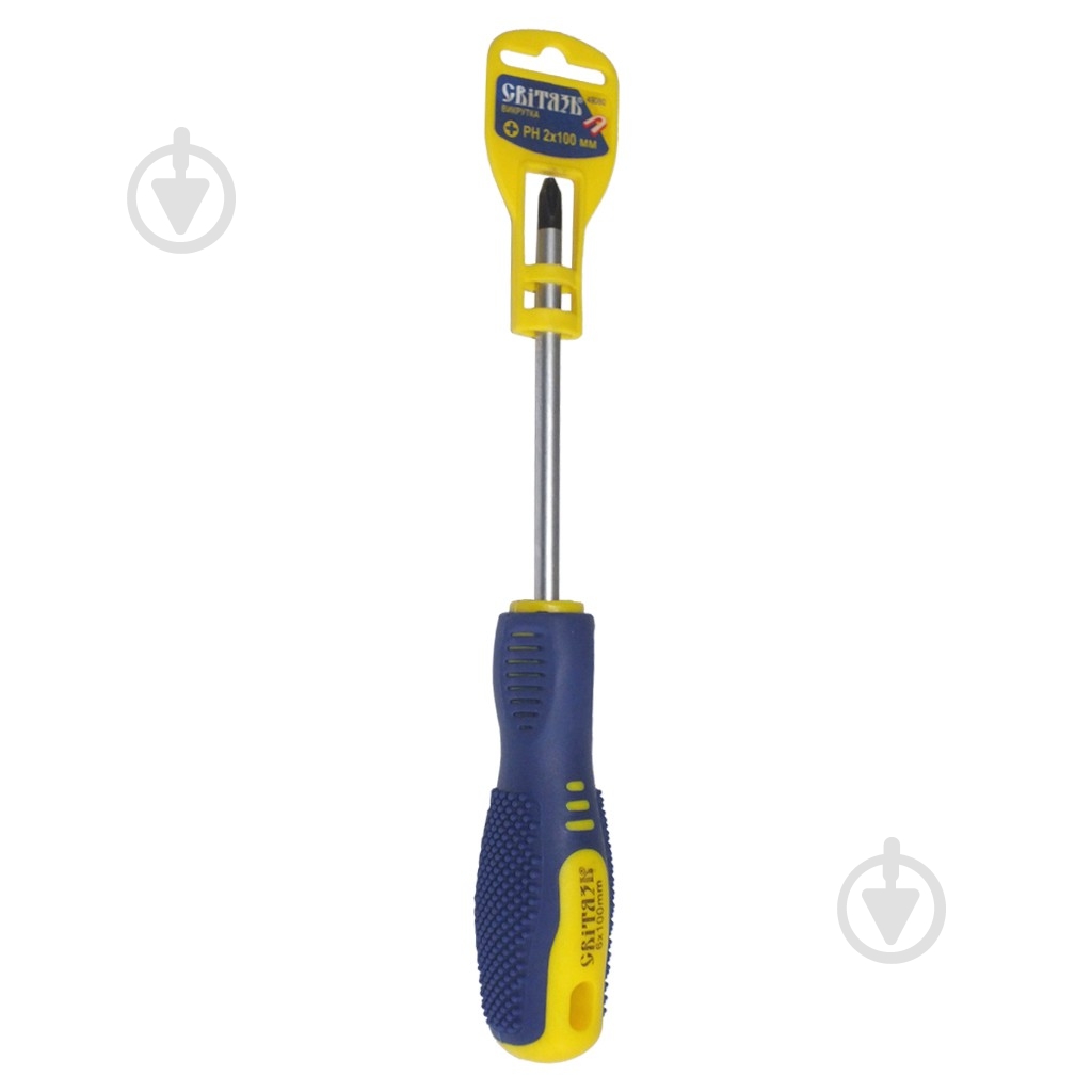 Отвертка СВІТЯЗЬ (49081) PH2x150 82586 - фото 1