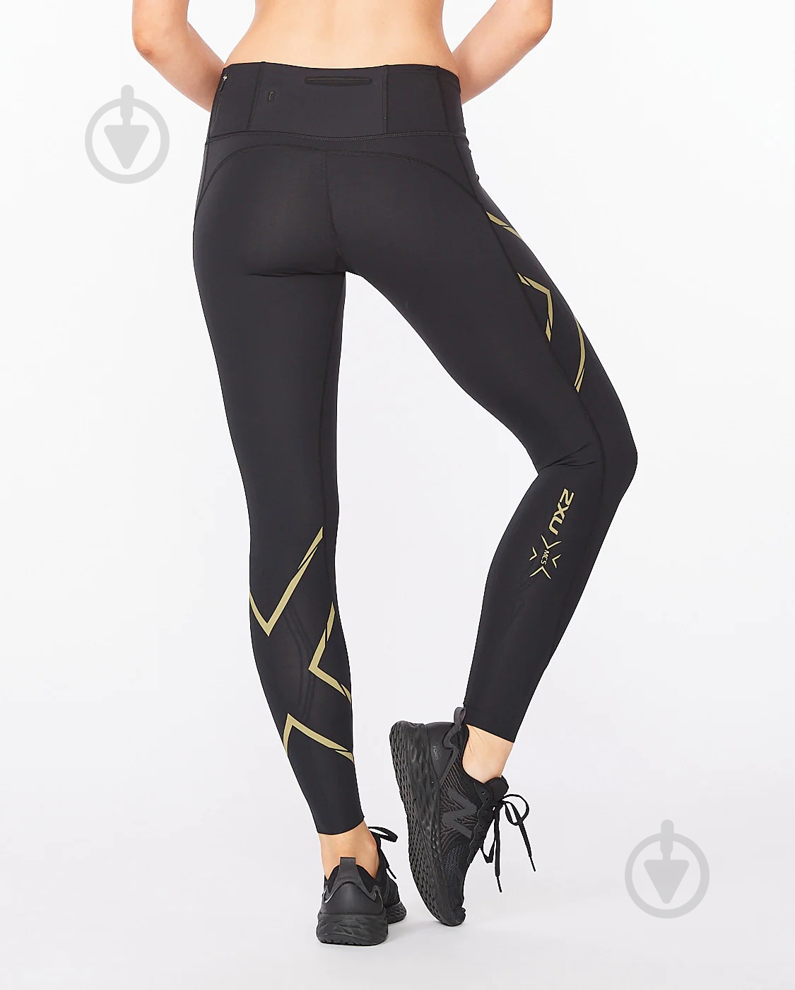 Тайтси 2XU Light Speed Mid-Rise CompTight WA6523b_BLK/GRF р.S-T чорний - фото 2