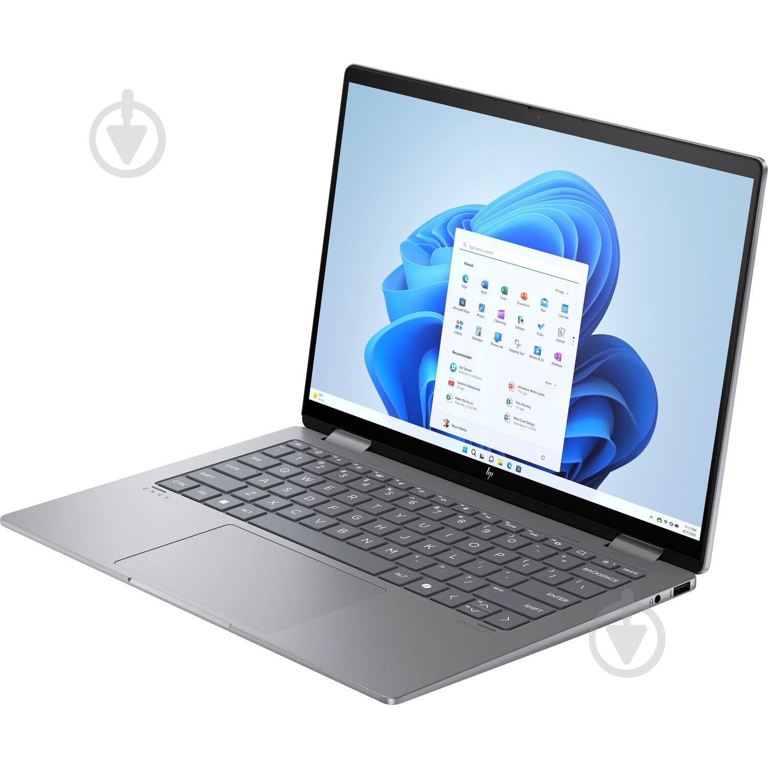 Ноутбук HP Envy x360 14" (A0NL2EA) meteor grey - фото 3 Ноутбук HP Envy x360 14" (A0NL2EA) meteor grey - фото 3