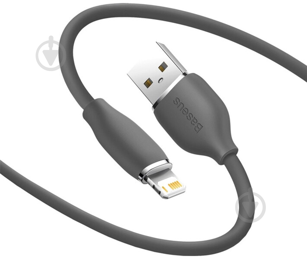 Кабель BASEUS USB to Lightning 2.4A (CAGD000101) 2 м черный (1011142) - фото 3