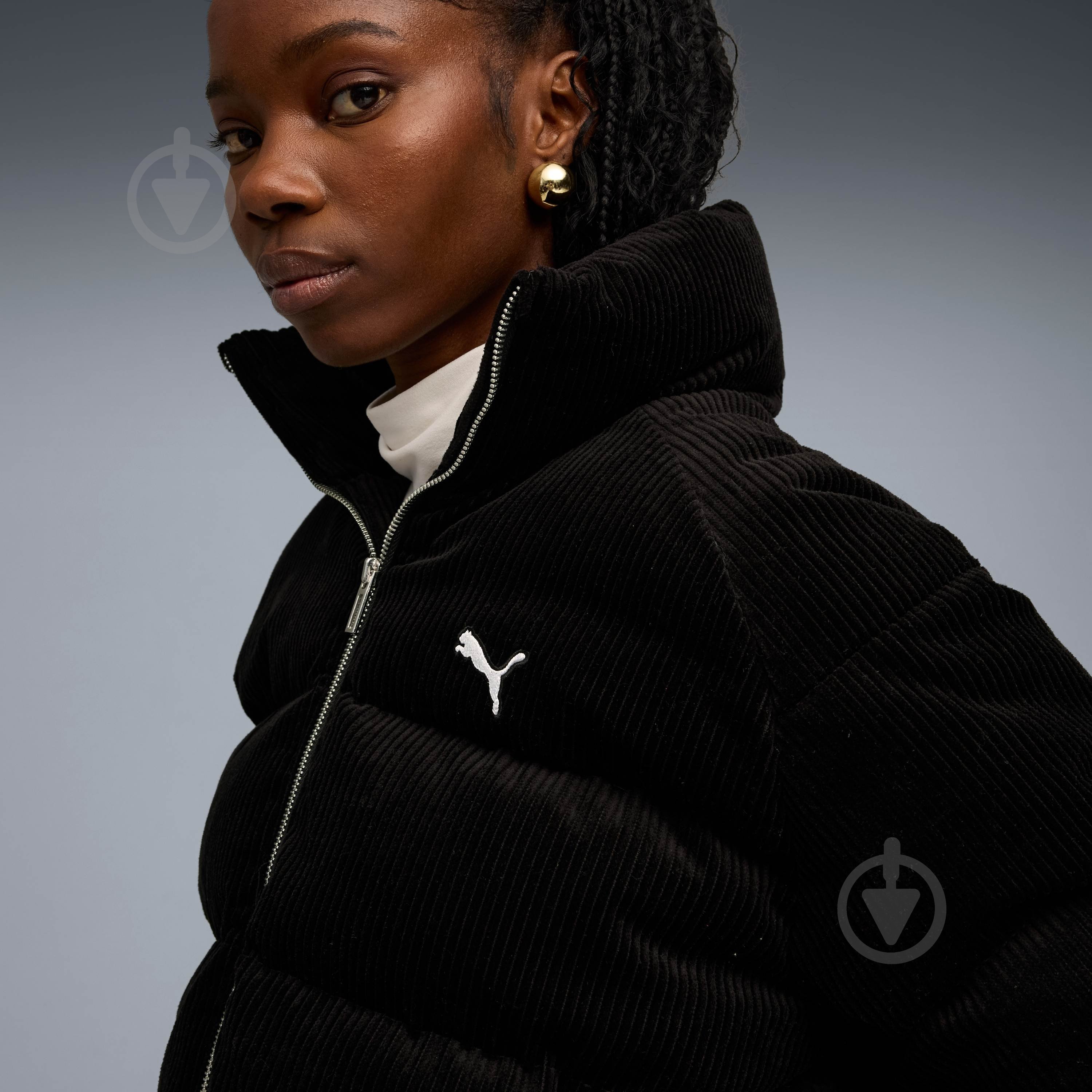Куртка Puma WARDROBE ESS Corduroy Puffer Jacket 63217101 р.S - фото 3 Куртка Puma WARDROBE ESS Corduroy Puffer Jacket 63217101 р.S - фото 3