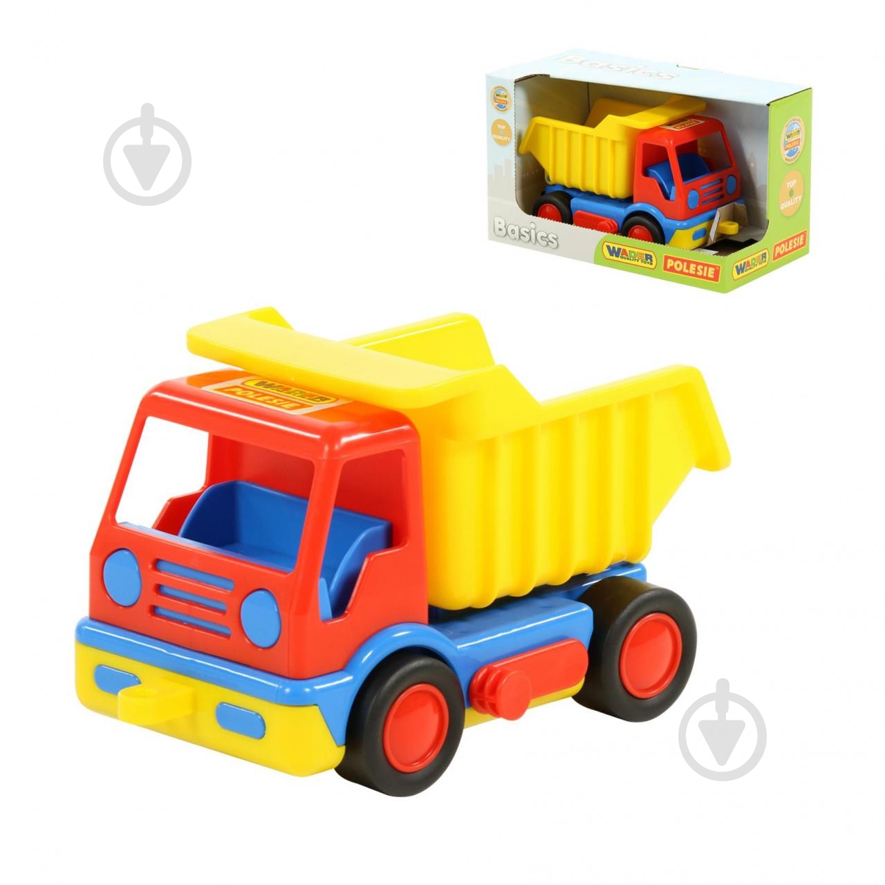 Камаз-самосвал Полесье Базик 37602 - фото 1 Камаз-самосвал Полесье Базик 37602 - фото 1