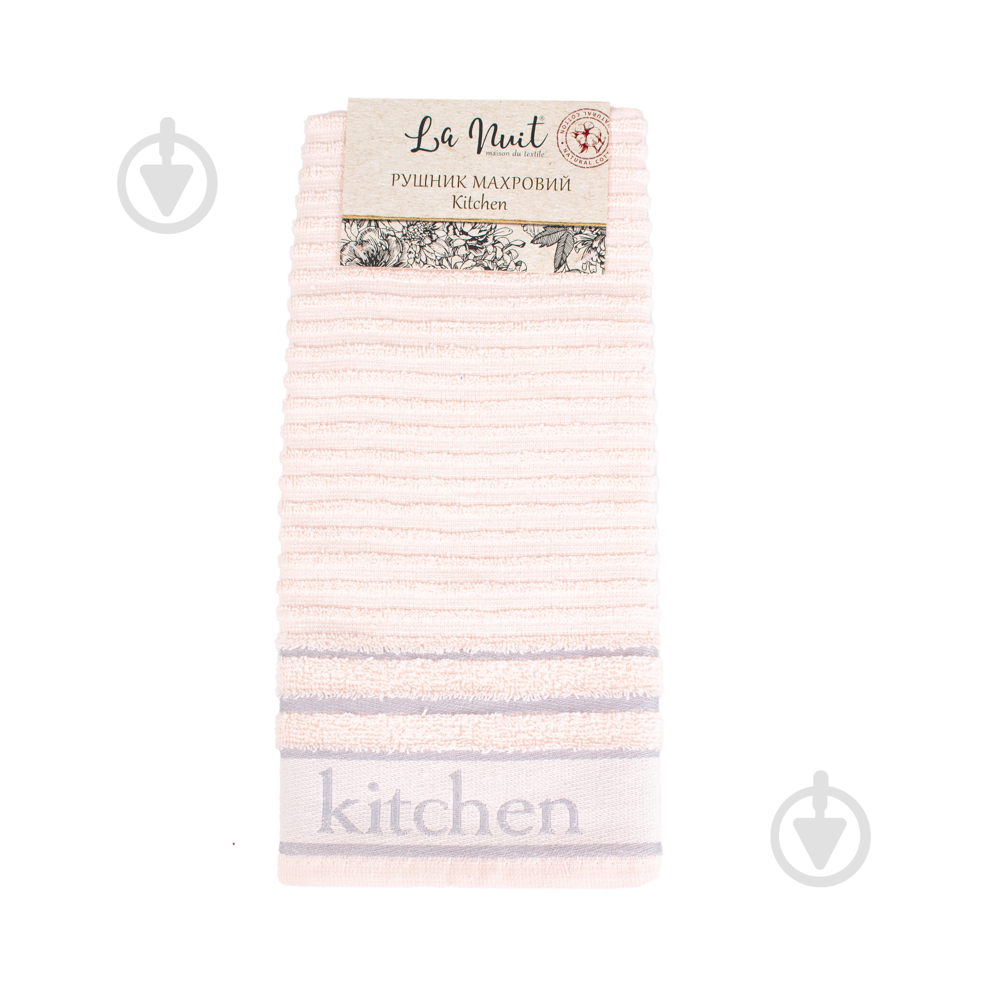 Полотенце махровое Кitchen 40x60 см персиковый - фото 1 Полотенце махровое Кitchen 40x60 см персиковый - фото 1